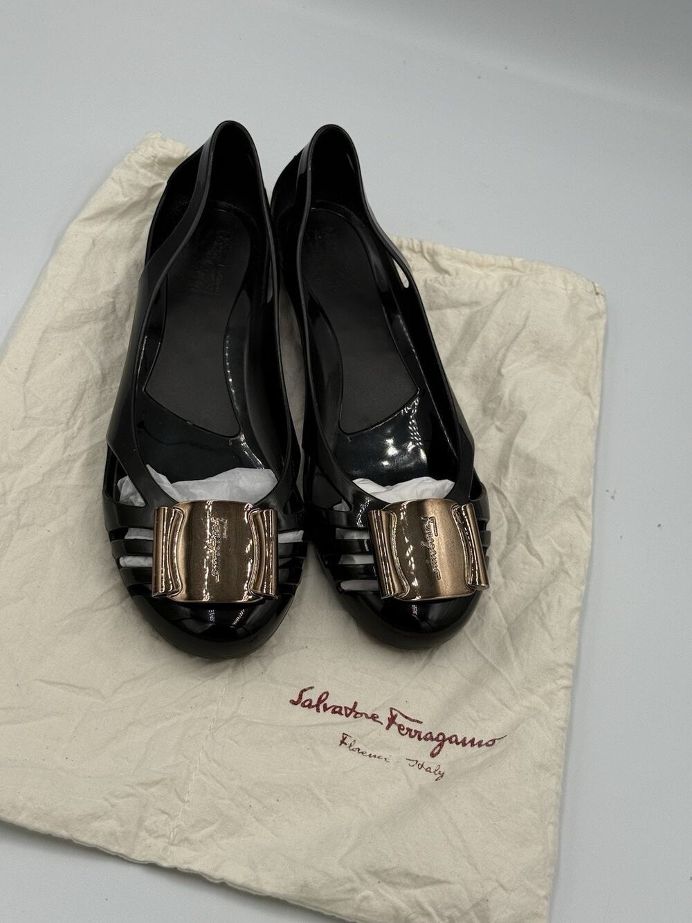 Salvatore Ferragamo - Jelly Ballet Flat Shoes Size 7